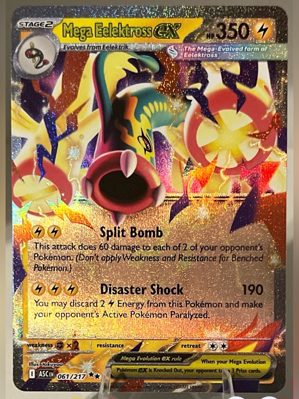 Pokémon TCG: Ascended Heroes - MEGA ELEKTROSS EX 061/217 NM